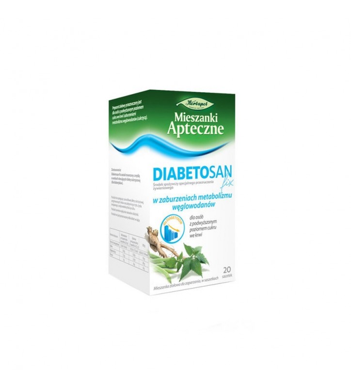 Zioł.fix Diabetosan miesz. 20 sasz.a 2 g