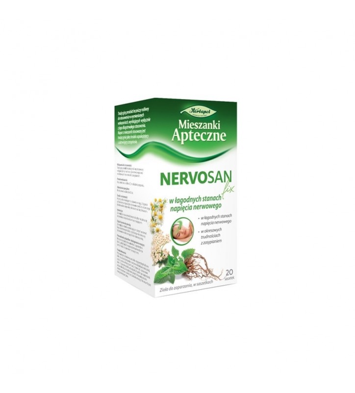 Nervosan fix, mieszanka ziołowa,. 2 g 20 szt.