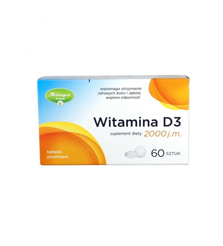 Witamina D3 2000 j.m. tabl.powl. 2000j.m.