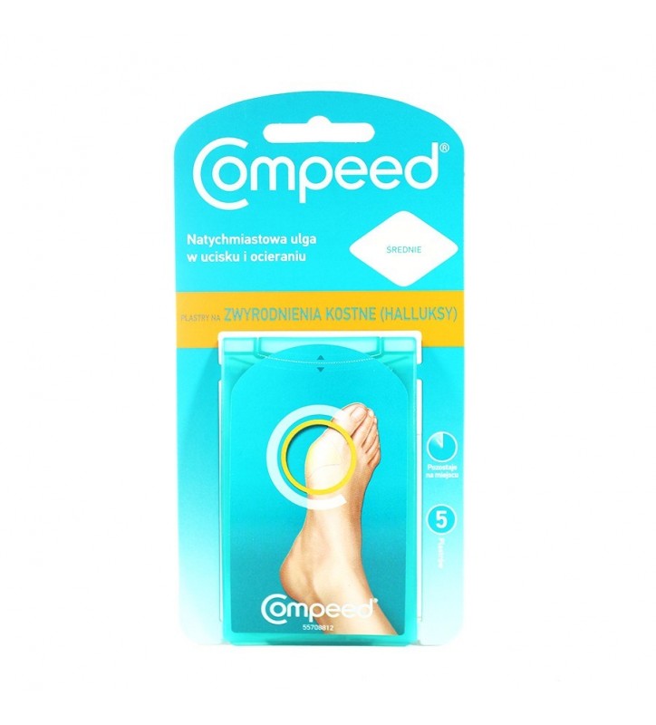 COMPEED plastry na halluksy, 5 szt.