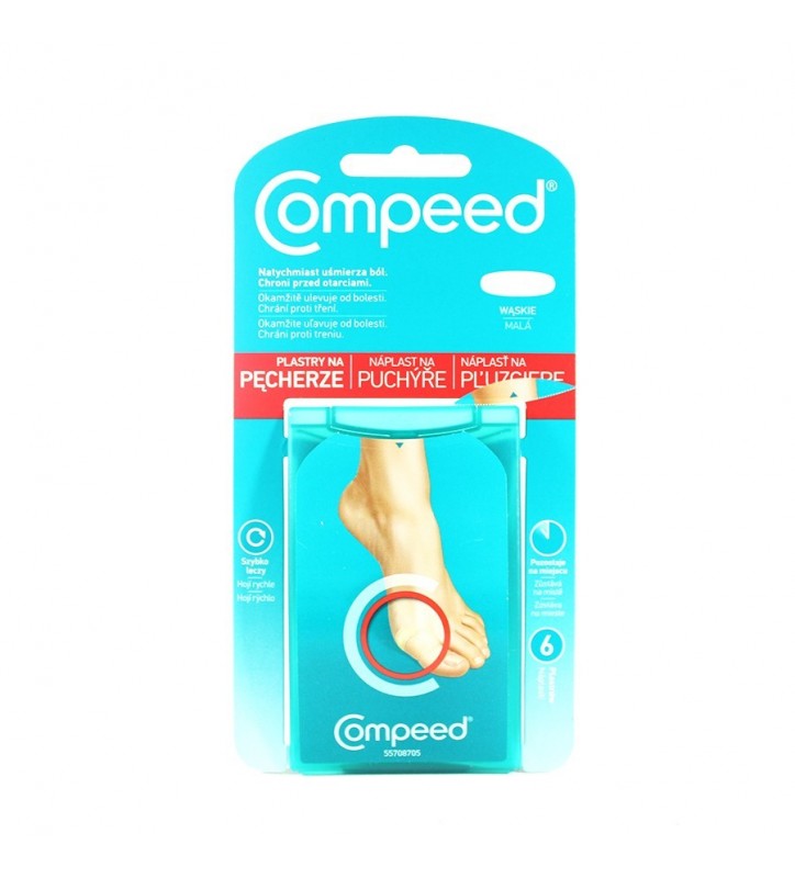 COMPEED Plastry na pęcherze wąskie 6 szt