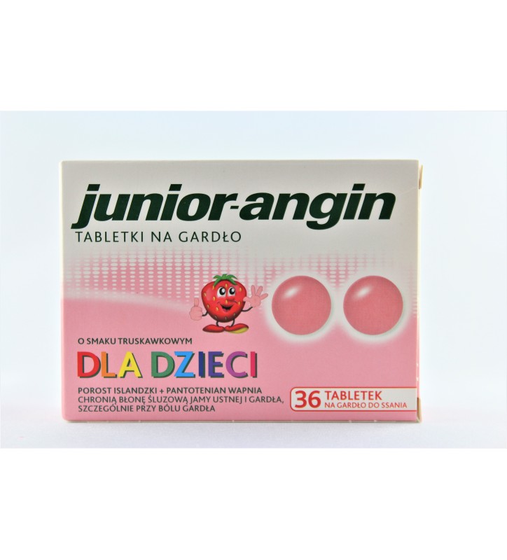 Junior-angin tabletki do ssania 36 tabl.