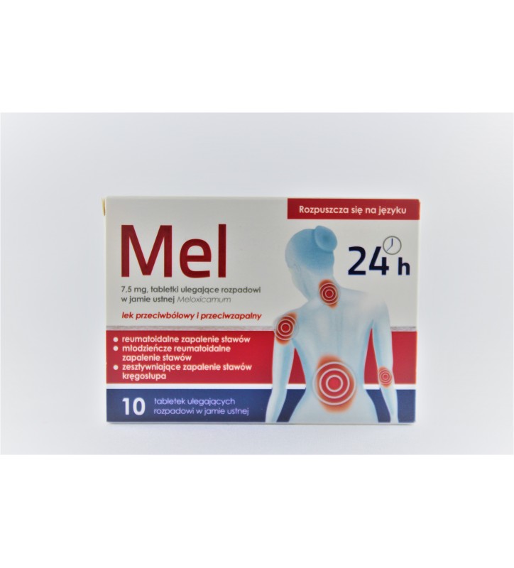 Mel tabletki ulegające rozpadowi w jamie ustnej 7,5mg 10 szt.