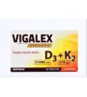 Vigalex D3+K2, tabletki, 60 szt. (30 szt. + 30 szt.)