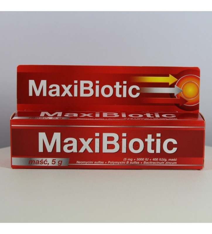 Maxibiotic maść (3,5j.m.+5000j.m.+40 5 g