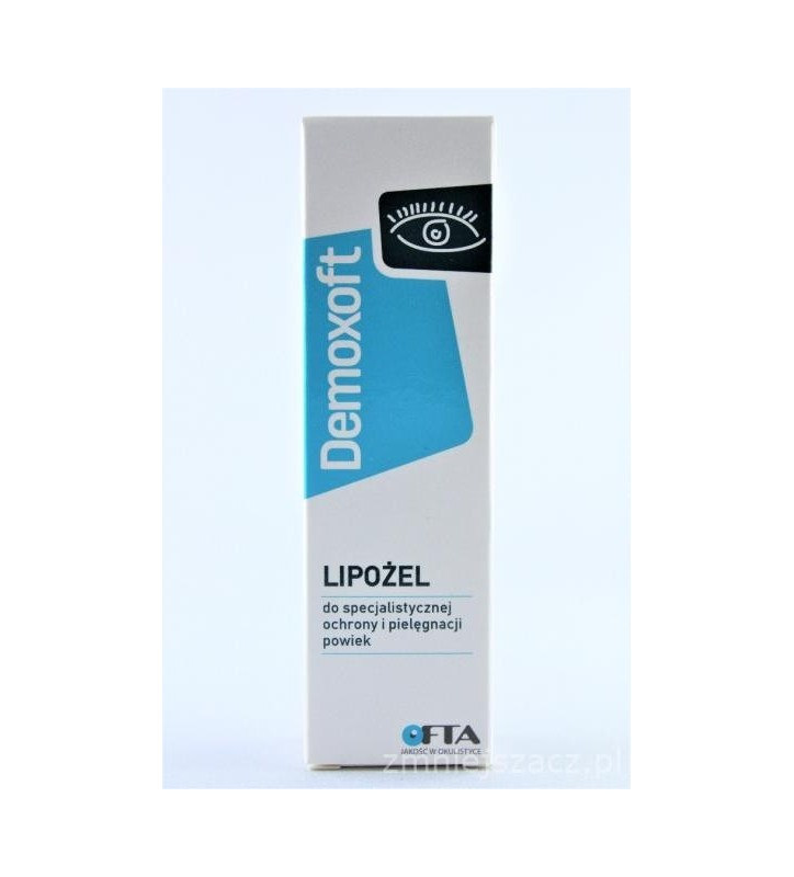 Demoxoft lipożel, żel do pielęgnacji, oczyszcza podrażnioną skórę powiek, 15ml