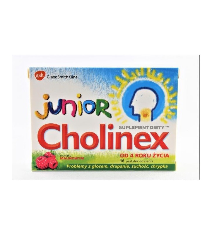 Cholinex Junior pastyl.dossan. 16pastyl.