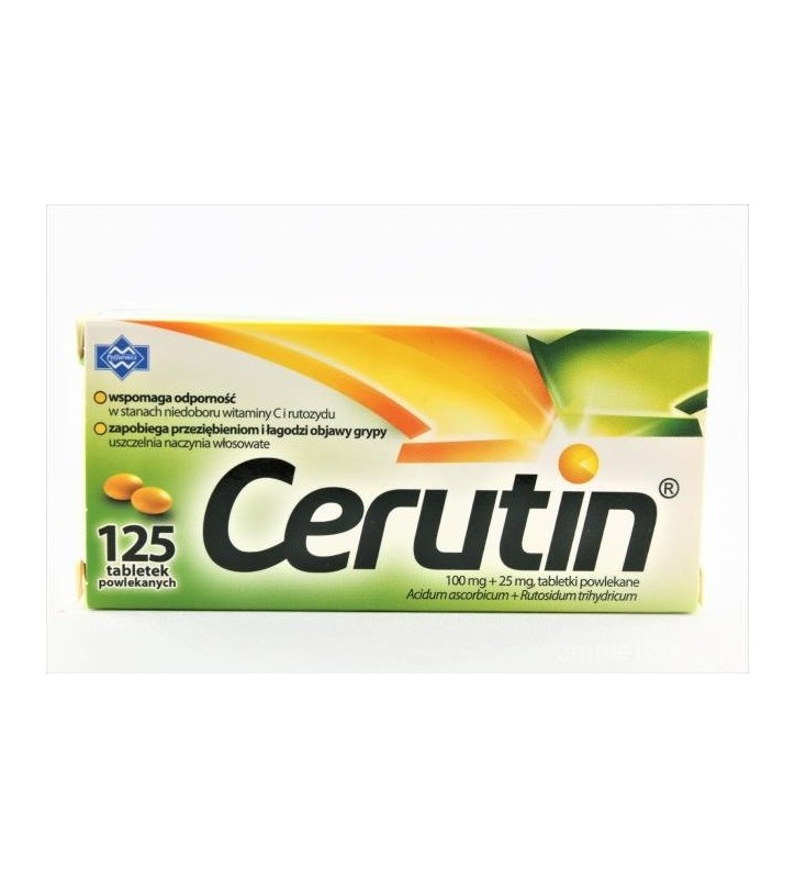 Cerutin tabl.powl. 0,1g+0,025g 125tabl.(5x