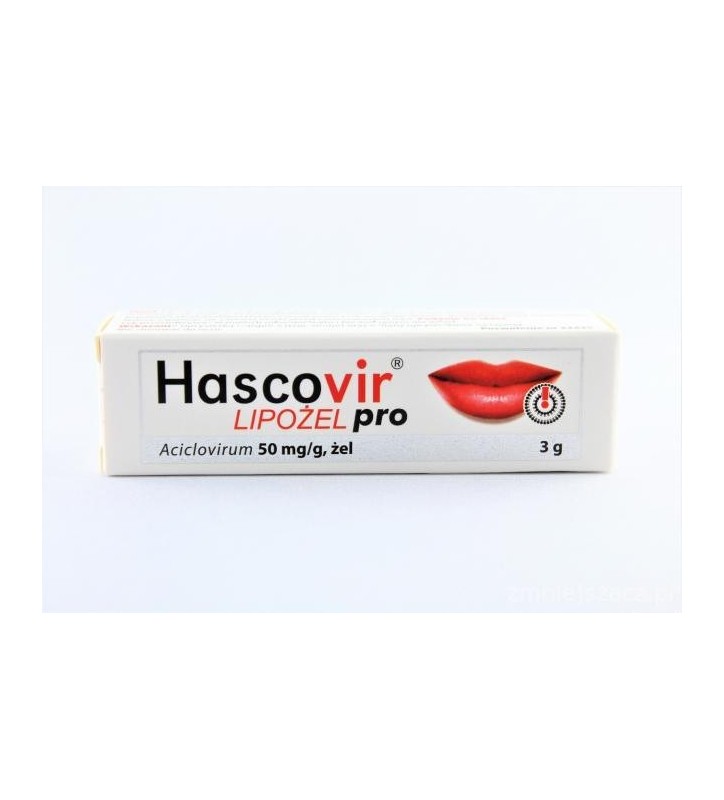 Hascovir LIPOŻEL pro żel 0,05 g/g 3 g