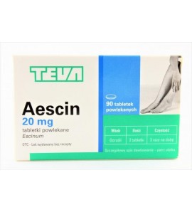 Aescin, 20 mg, tabletki powlekane, 90 szt.