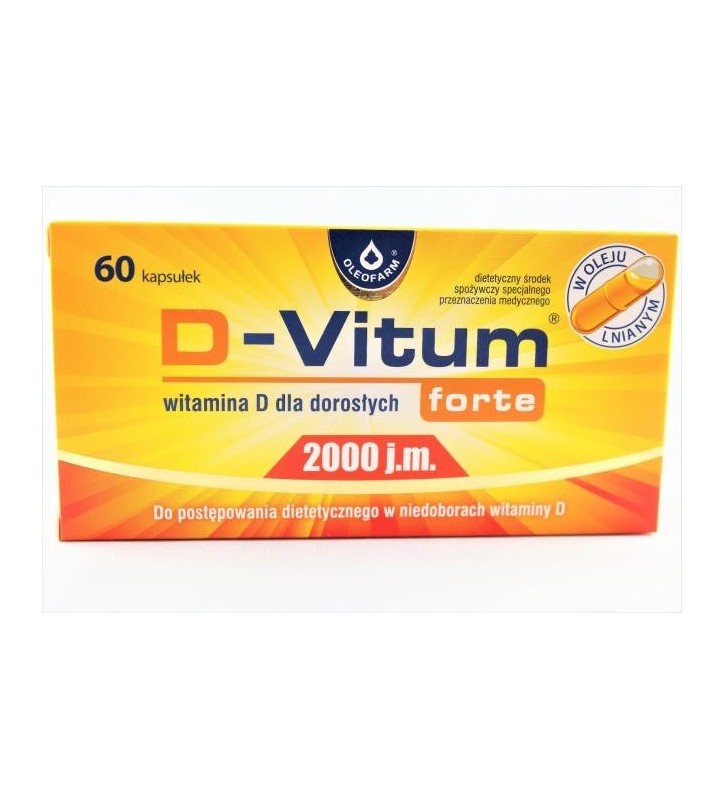 D-Vitum forte 2000 j.m. kaps. 2000j.m. 60k