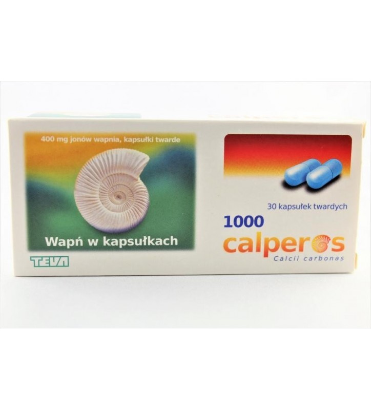 Calperos 1000 kaps. 0,4gCa2+ 30kaps.(3blis