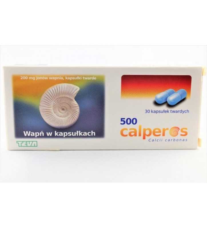 Calperos 500 kaps. 0,2gCa2+ 30kaps.(2blist
