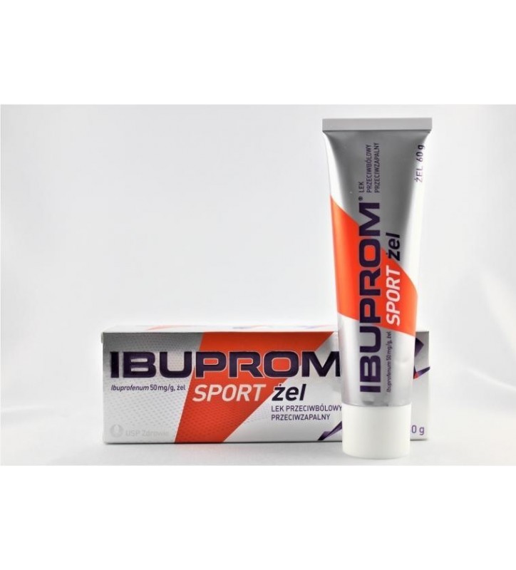 Ibuprom Sport, 50 mg/g, żel, 60 g