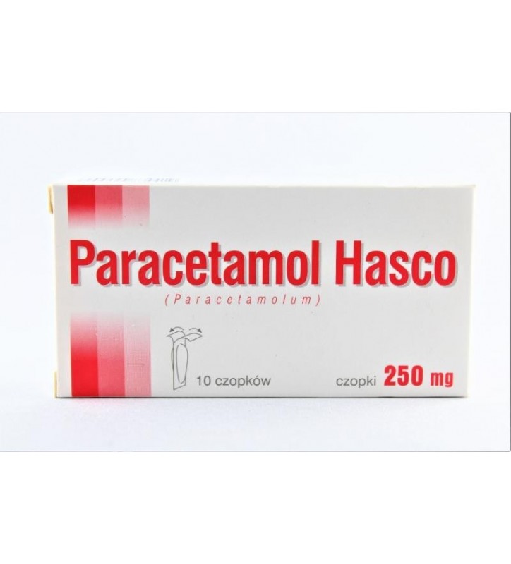 Paracetamol czop.doodbyt. 0,25 g 10 czop.
