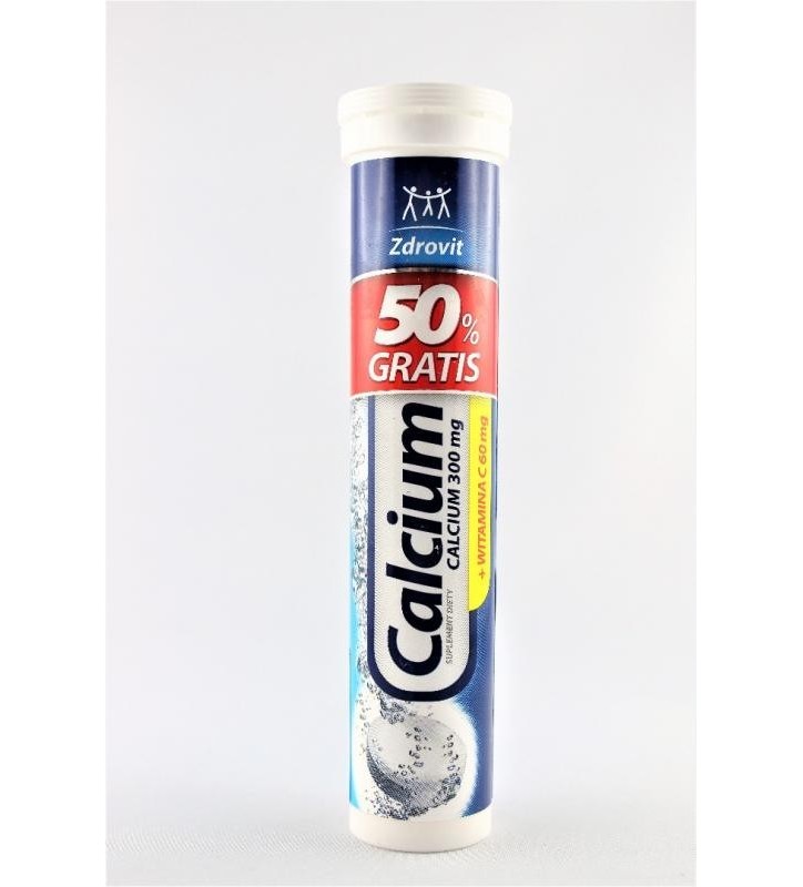Zdrovit Calcium z Vit.C sm.mand. tabl.mus.