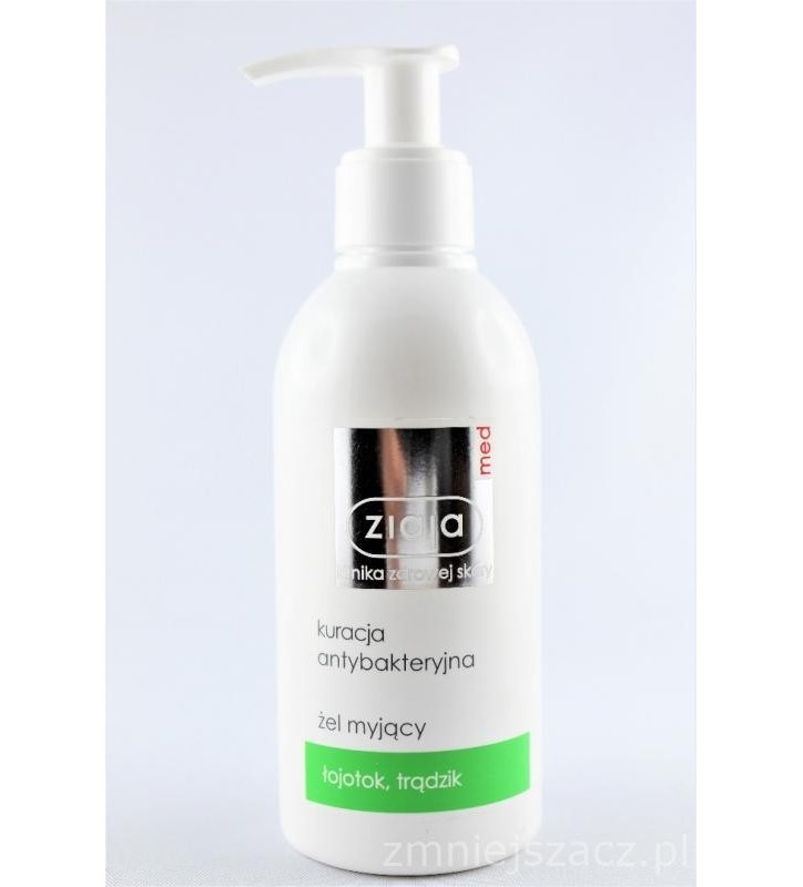 ZIAJA MED ANTYBKTERYJNA Żel myjący 200ml(d