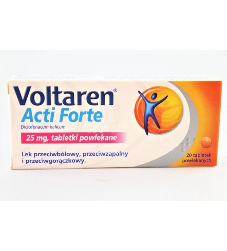 Voltaren Acti Forte tabl.powl. 0,025g 20ta