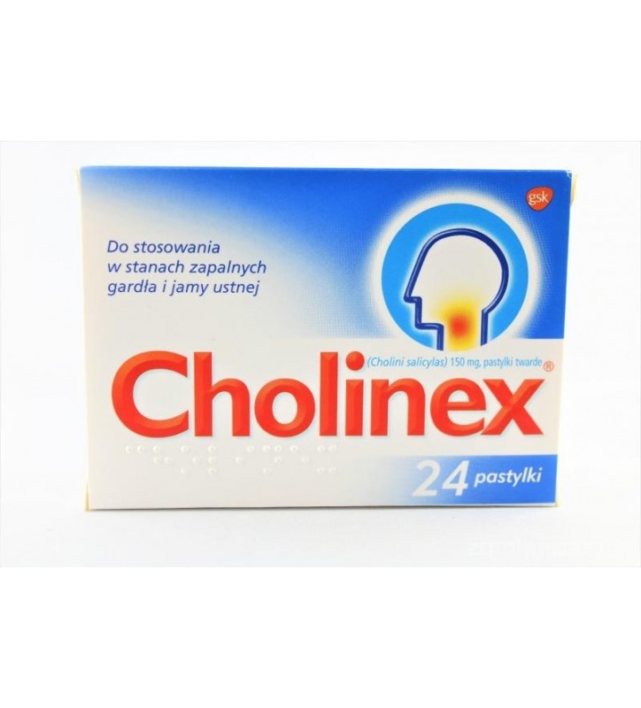 Cholinex 24 pastylki do ssania