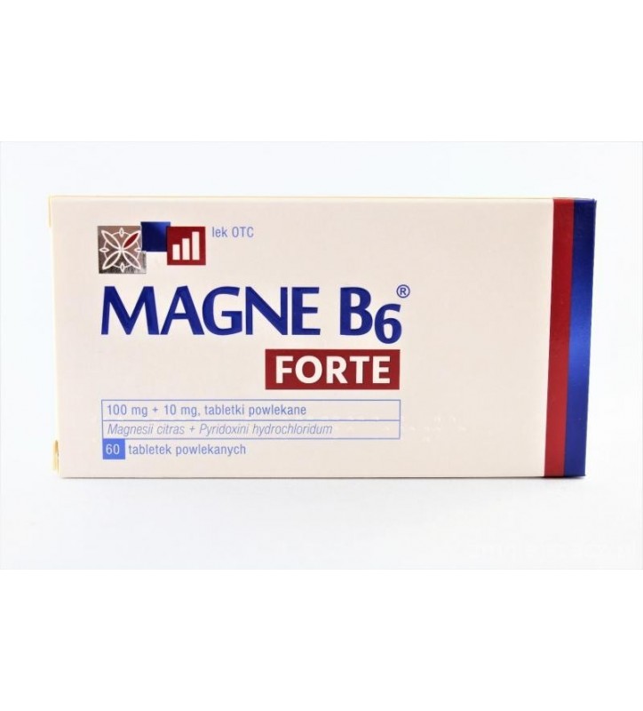 Magne B6 Forte tabl.powl. 0,1g+0,01g 60tab