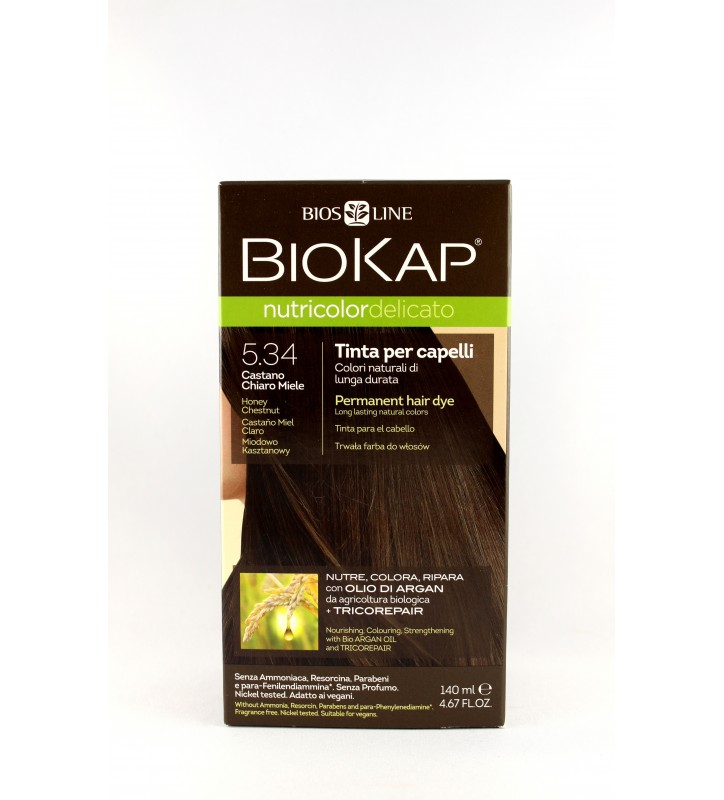 BIOKAP NUTRICOLOR DELICATO 5.34 Miodowo-Ka