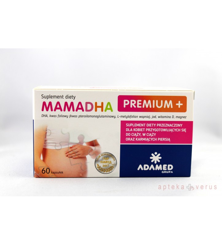 MamaDHA Premium + kaps. 60 kaps.