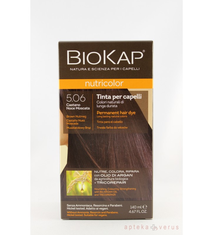 BIOKAP NUTRICOLOR 5.06 Muszkatołowy Brąz 1