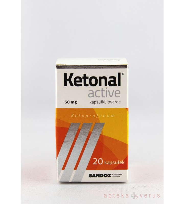 Ketonal Active kaps.twarde 0,05 g 20 kaps.