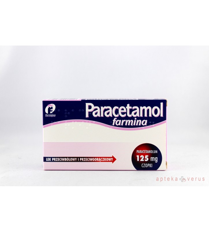 Paracetamol Farmina czop.doodbyt. 0,125g