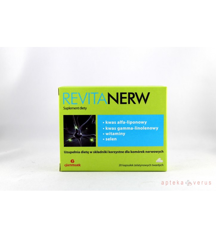 Revitanerw kaps.żelatyn.twarde 0,575g 20ka Revitanerw kaps.żelatyn.twarde 0,575g 20ka