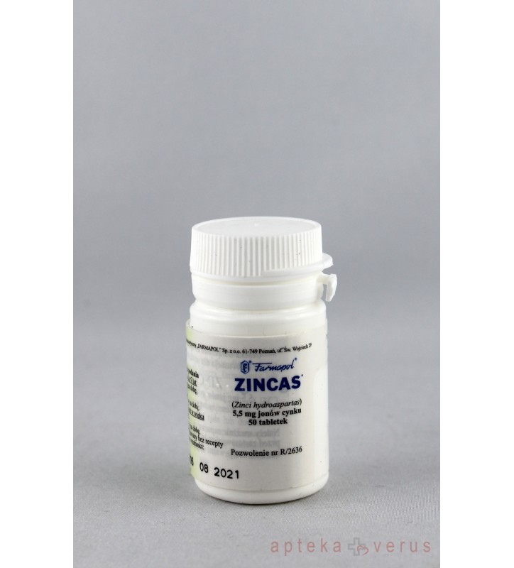 Zincas 50 tabl.