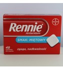 Rennie Antacidum 48 tabl.dossania 0,68g+