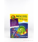MOLLERS Omega-3 Rybki malinowe żelki 36szt
