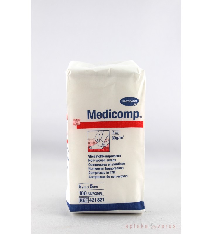 Kompresy MEDICOMP 5 x 5cm niejał. 100szt.