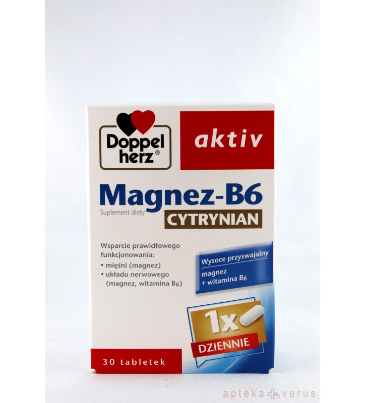 Doppelherz aktiv Magnez-B6 Cytrynian 30tab