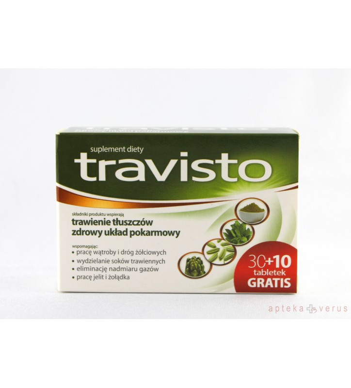 Travisto tabl. 40 tabl. (30+10 gratis)