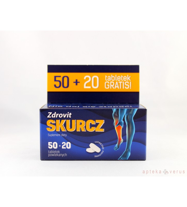 Zdrovit Skurcz 50+20 tabl.gratis tabl.powl