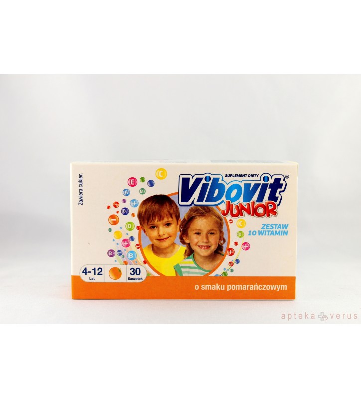 Vibovit Junior pomarańcz. x 30 sasz.