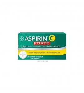Aspirin C Forte, tabletki musujące, 10 szt.
