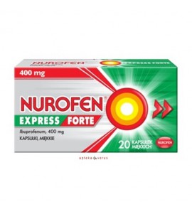 Nurofen Express Forte, 400 mg, kapsułki miękkie, 20 szt.