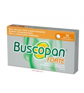 Buscopan Forte - ból brzucha, 10 tabletek