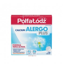 Calcium Alergo Plus, 16 tabletek musujących