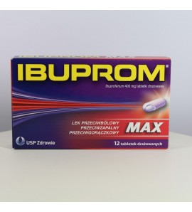 Ibuprom MAX 400 mg 12 tabletek