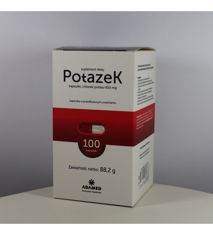 Potazek kaps. 0,61 g 100 kaps.