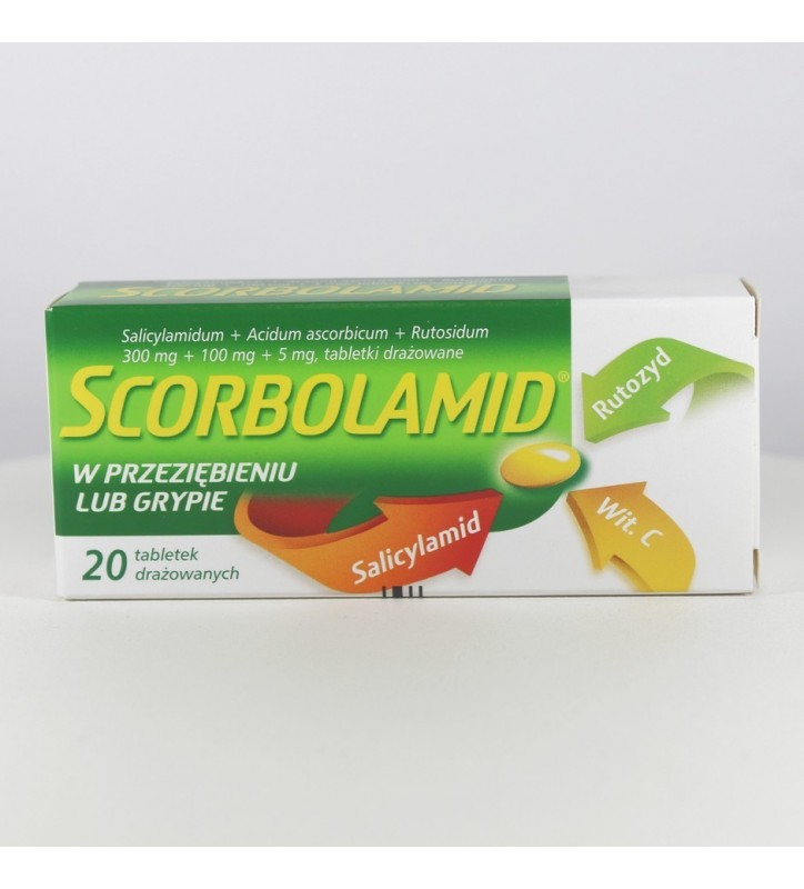 Scorbolamid draż. 0,3g+0,005g+0,1g 20draż.