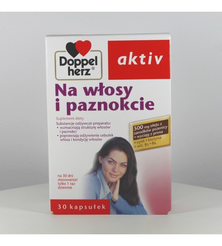 Doppelherz Activ Na włosy i paznokcie 30 kapsułek