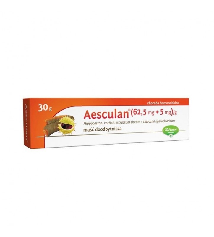 Aesculan maść doodbyt. (0,05g+5mg)/g 30 g