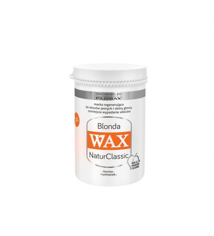 Pilomax WAX HENNA, maska do włsów jasnych, zniszczonych i suchych, 480 ml